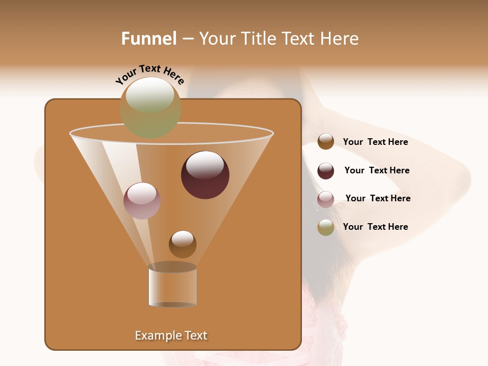 Brown Jersey Cow (10 Years Old) In Front Of A White Background PowerPoint Template