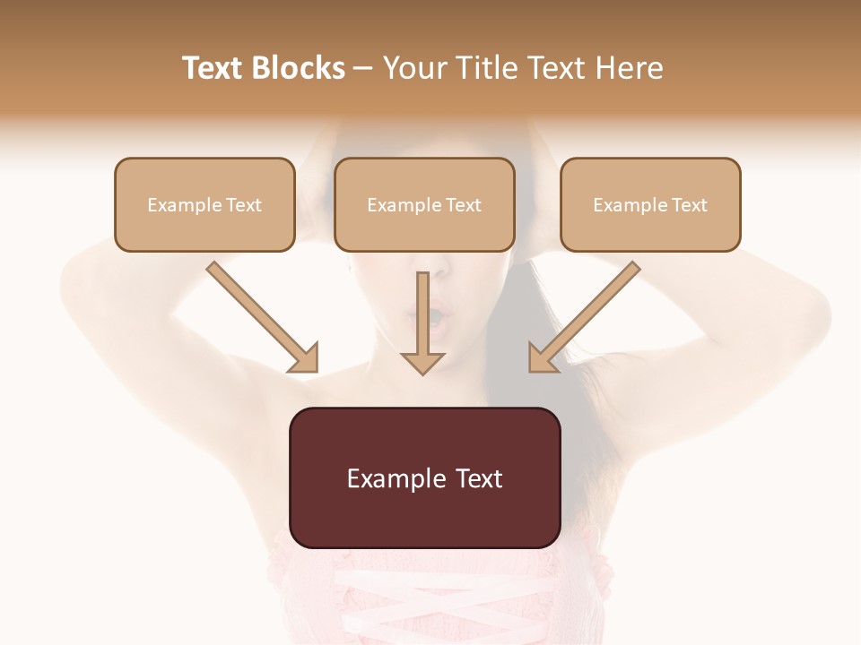 Brown Jersey Cow (10 Years Old) In Front Of A White Background PowerPoint Template