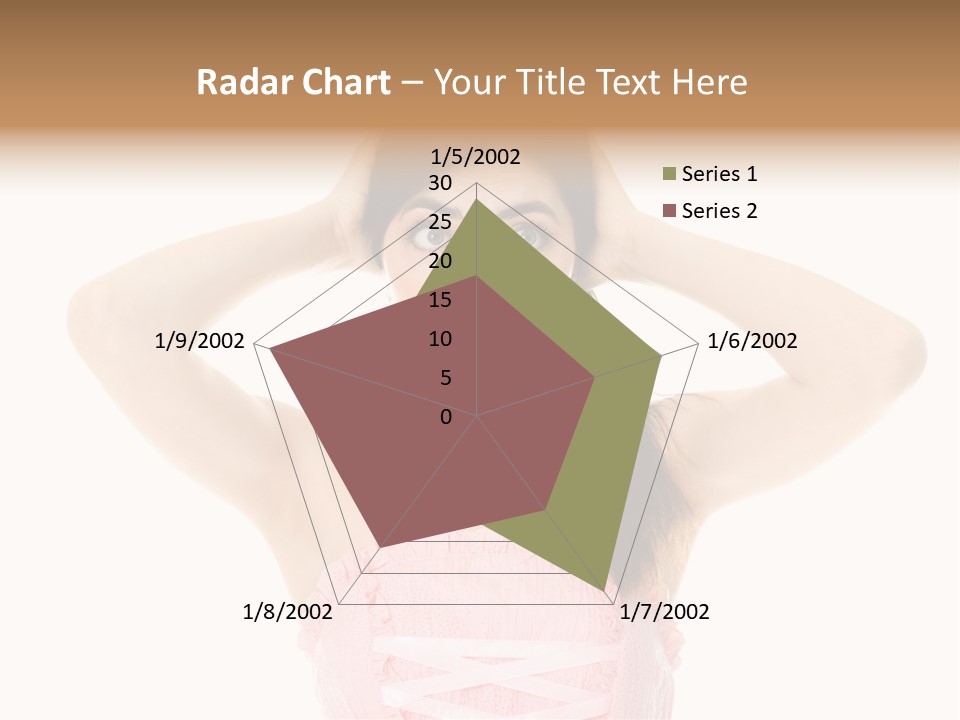 Brown Jersey Cow (10 Years Old) In Front Of A White Background PowerPoint Template