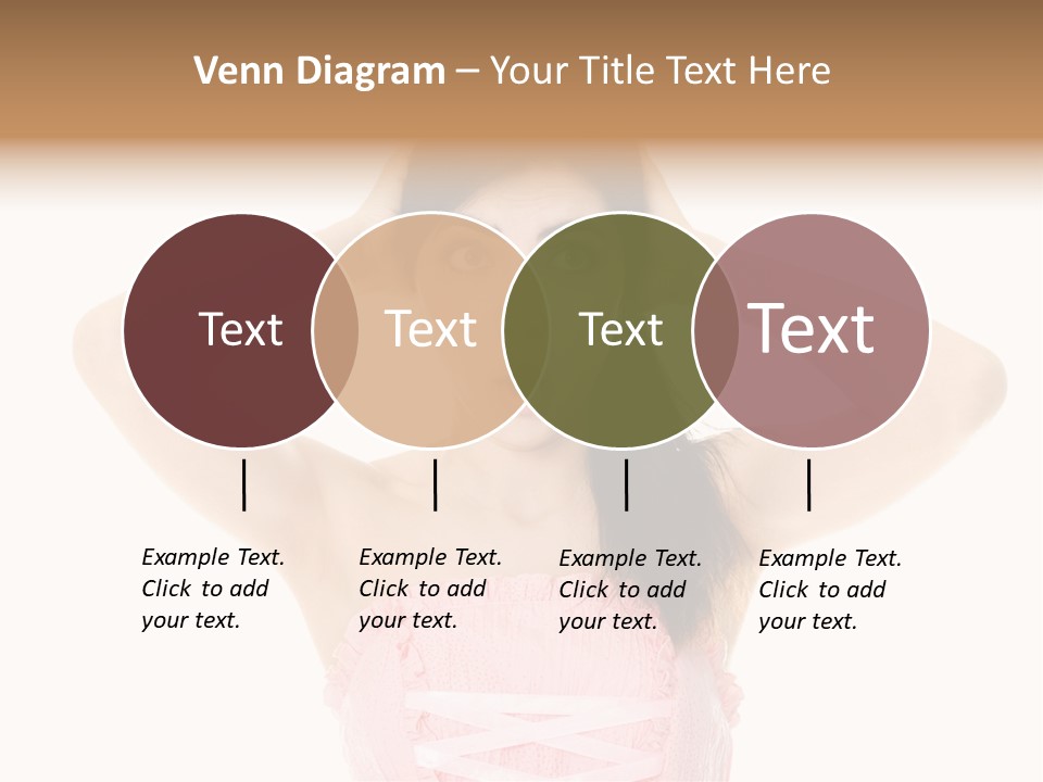 Brown Jersey Cow (10 Years Old) In Front Of A White Background PowerPoint Template