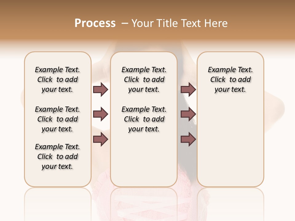 Brown Jersey Cow (10 Years Old) In Front Of A White Background PowerPoint Template