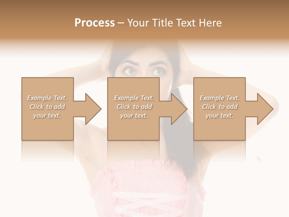 Brown Jersey Cow (10 Years Old) In Front Of A White Background PowerPoint Template