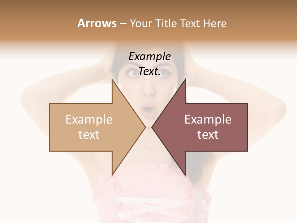 Brown Jersey Cow (10 Years Old) In Front Of A White Background PowerPoint Template