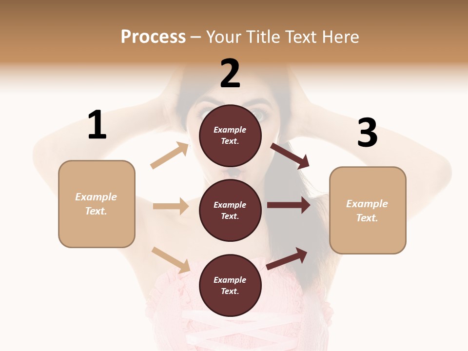 Brown Jersey Cow (10 Years Old) In Front Of A White Background PowerPoint Template