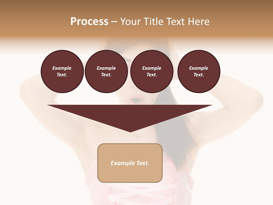 Brown Jersey Cow (10 Years Old) In Front Of A White Background PowerPoint Template