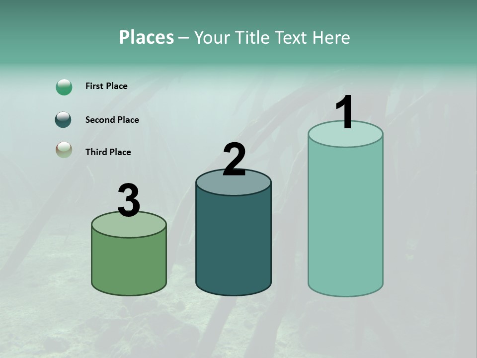 Brown Jersey Cow (10 Years Old) In Front Of A White Background PowerPoint Template