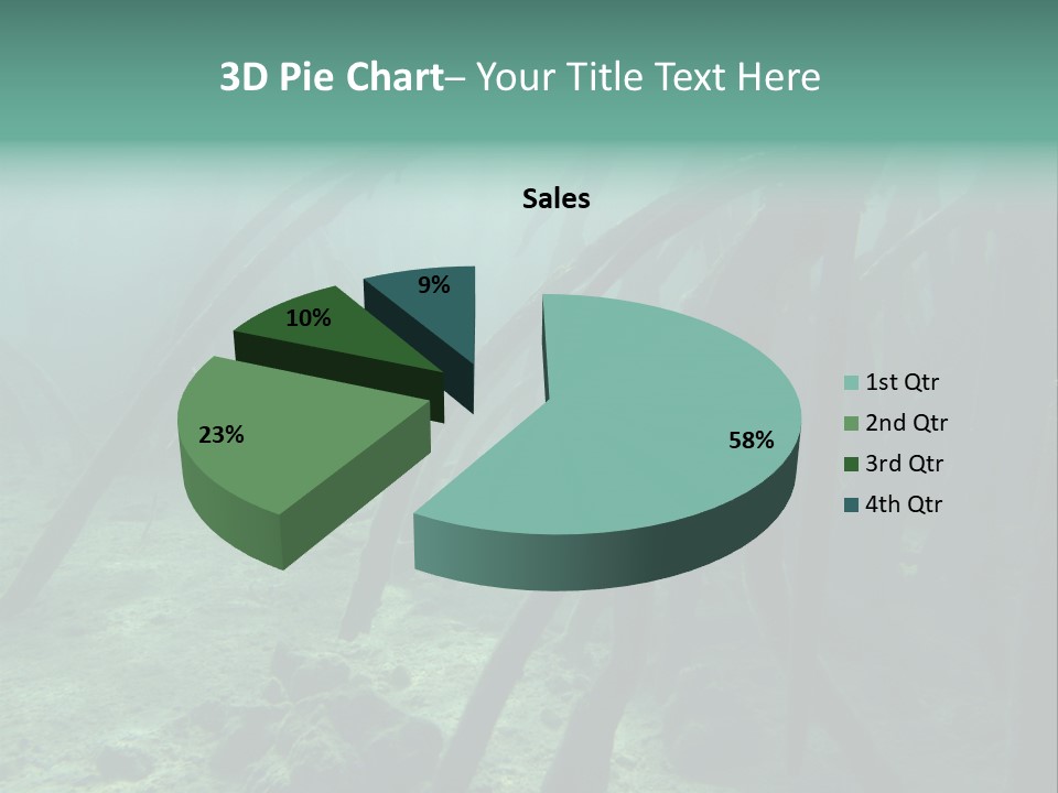 Brown Jersey Cow (10 Years Old) In Front Of A White Background PowerPoint Template