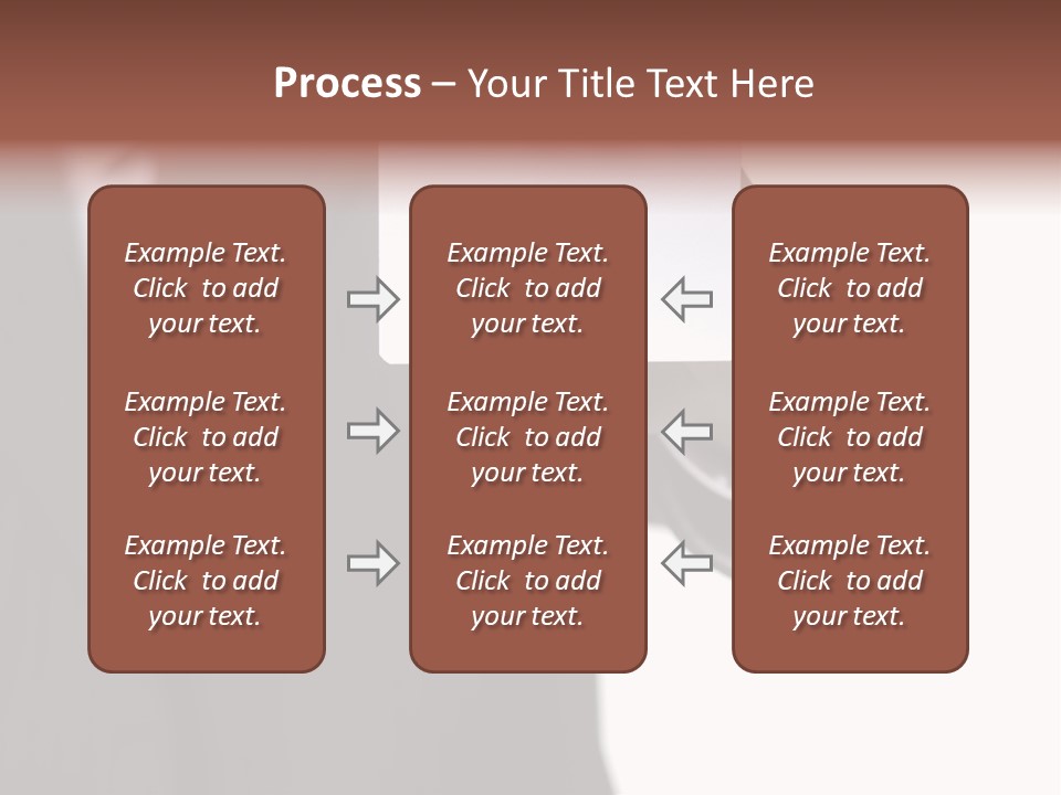 Businessman Holding Little White Card In His Hand PowerPoint Template