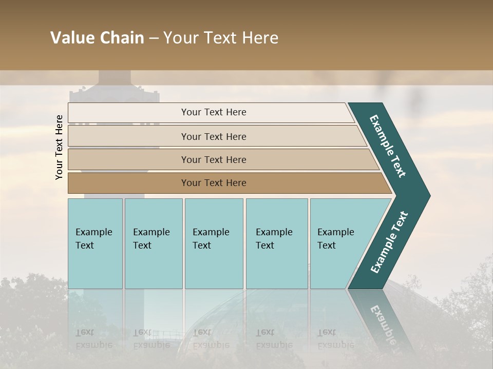 London Central Mosque (Regents Park Mosque) England, Uk, At Sunset PowerPoint Template