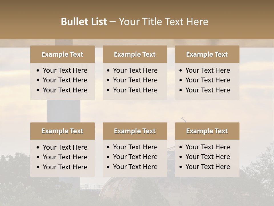 London Central Mosque (Regents Park Mosque) England, Uk, At Sunset PowerPoint Template