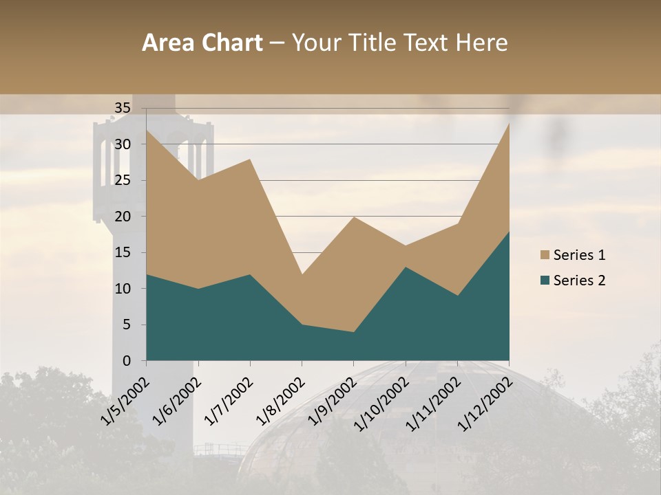 London Central Mosque (Regents Park Mosque) England, Uk, At Sunset PowerPoint Template