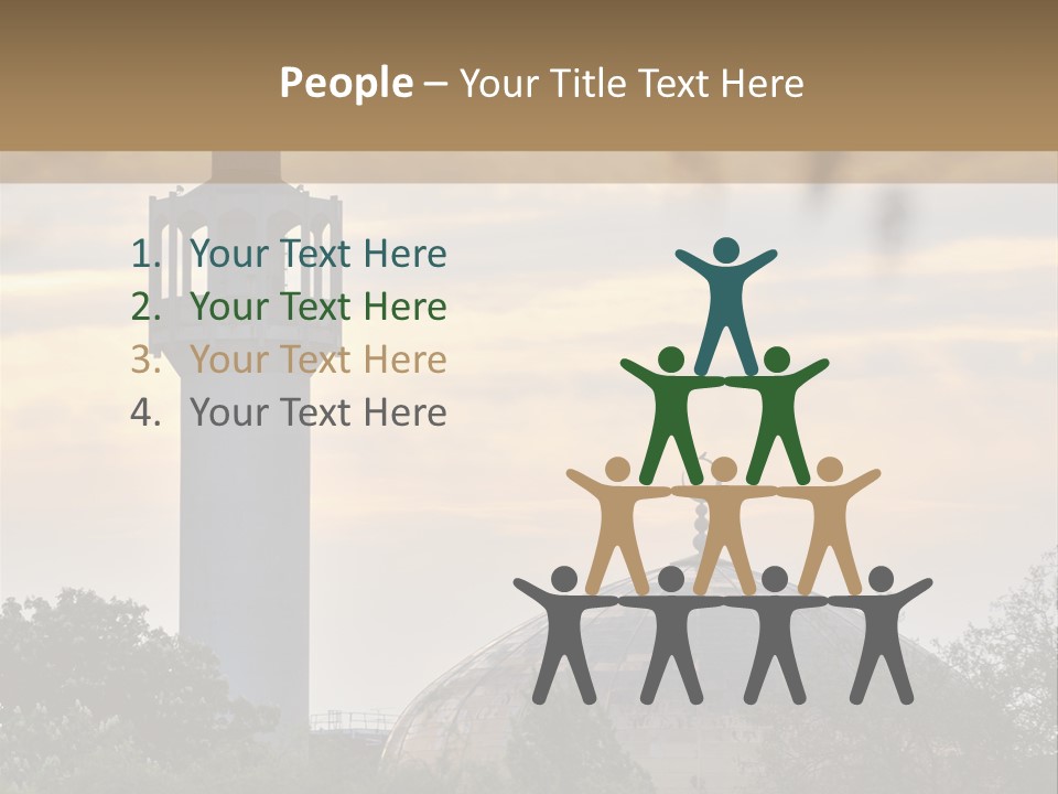 London Central Mosque (Regents Park Mosque) England, Uk, At Sunset PowerPoint Template