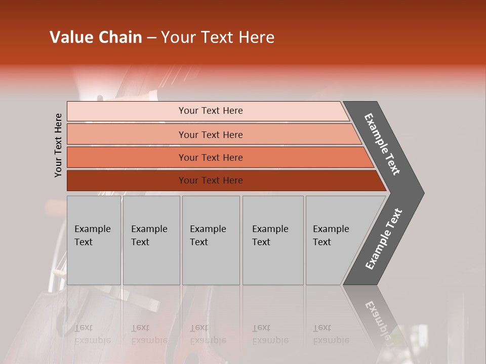 A Man In A Suit Playing A Double Bass PowerPoint Template