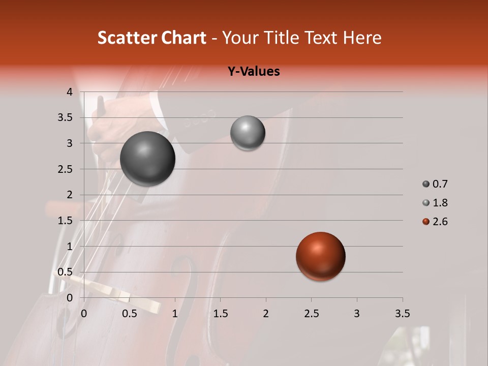 A Man In A Suit Playing A Double Bass PowerPoint Template
