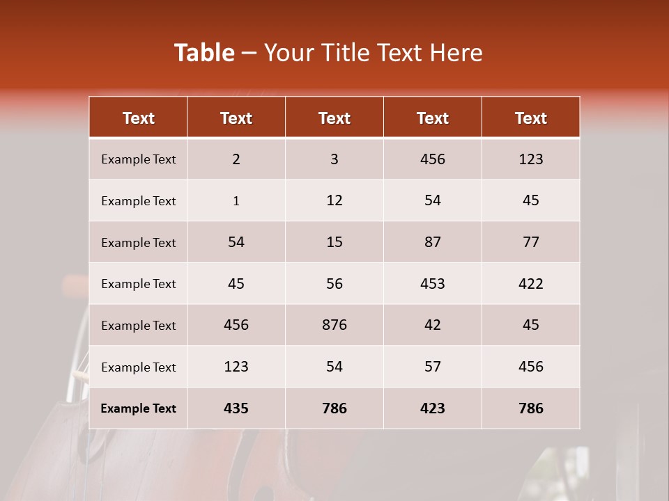 A Man In A Suit Playing A Double Bass PowerPoint Template