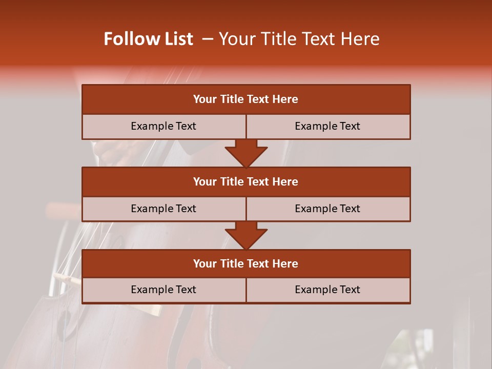 A Man In A Suit Playing A Double Bass PowerPoint Template