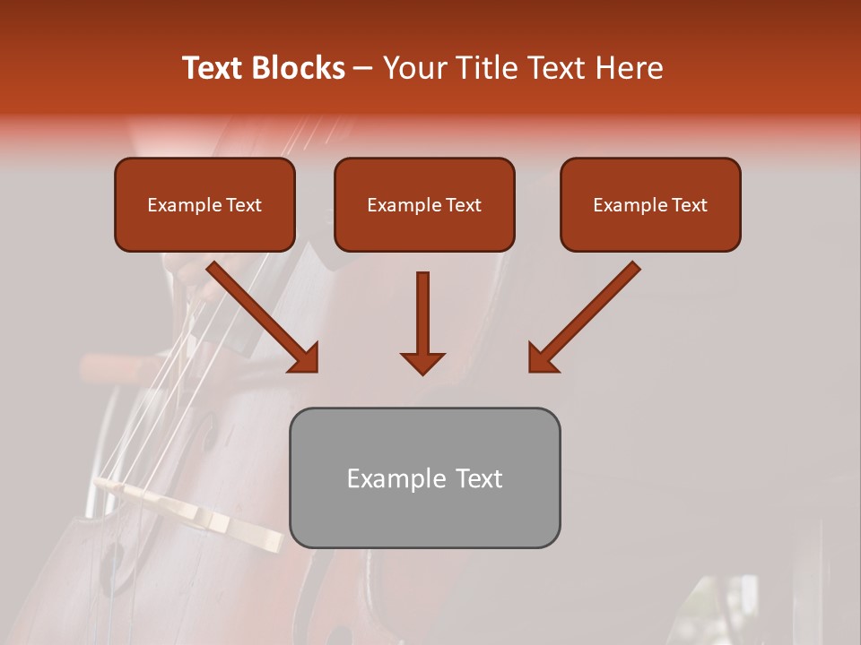 A Man In A Suit Playing A Double Bass PowerPoint Template