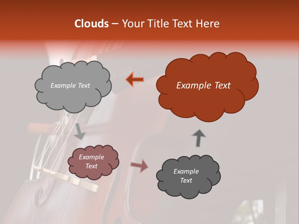 A Man In A Suit Playing A Double Bass PowerPoint Template