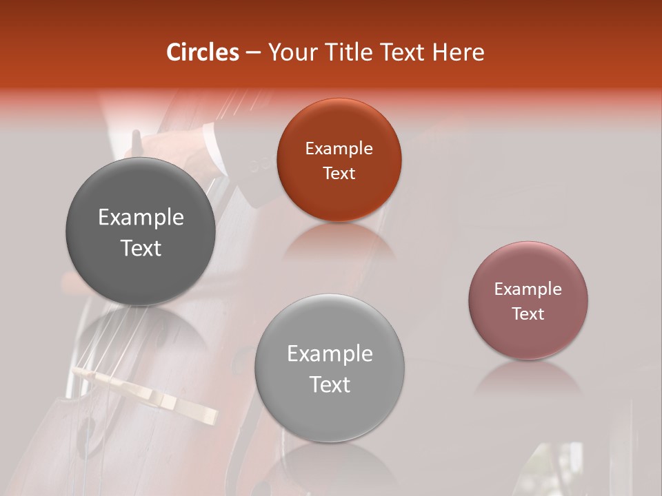 A Man In A Suit Playing A Double Bass PowerPoint Template