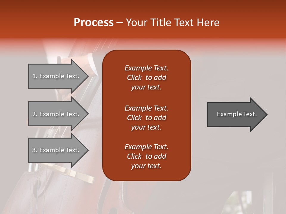 A Man In A Suit Playing A Double Bass PowerPoint Template