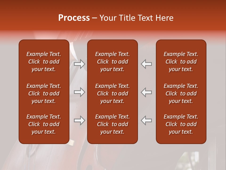 A Man In A Suit Playing A Double Bass PowerPoint Template