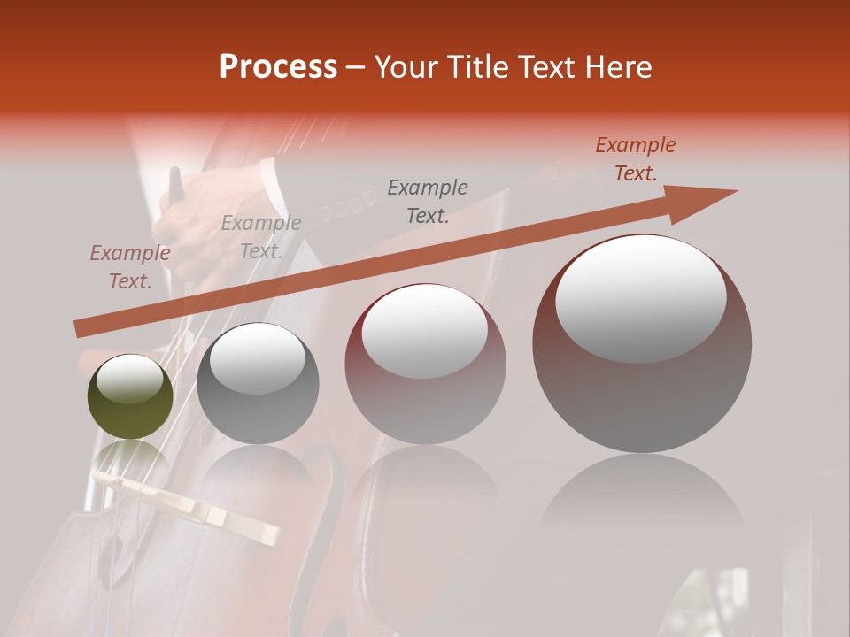 A Man In A Suit Playing A Double Bass PowerPoint Template