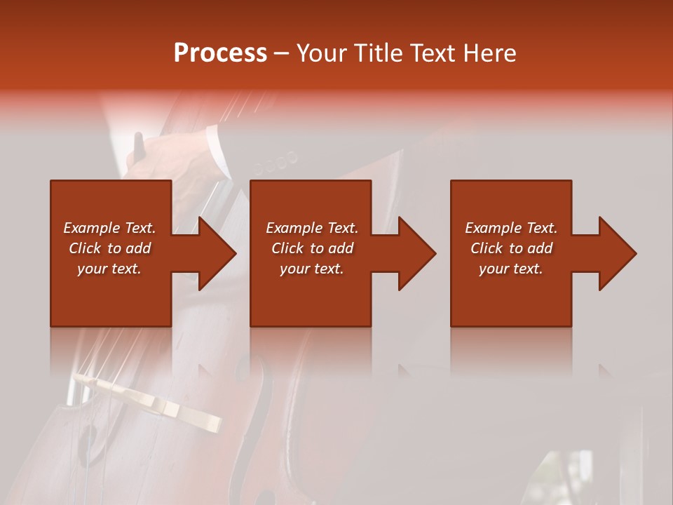 A Man In A Suit Playing A Double Bass PowerPoint Template