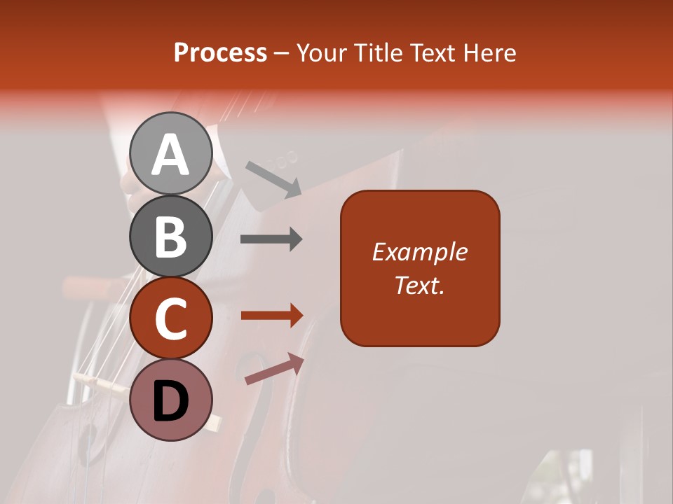A Man In A Suit Playing A Double Bass PowerPoint Template