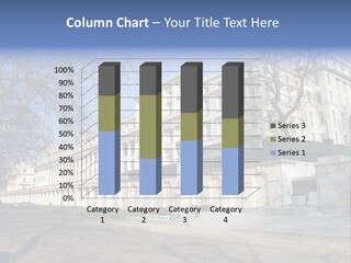 Carlton House Terrace From The Mall In London, England PowerPoint Template