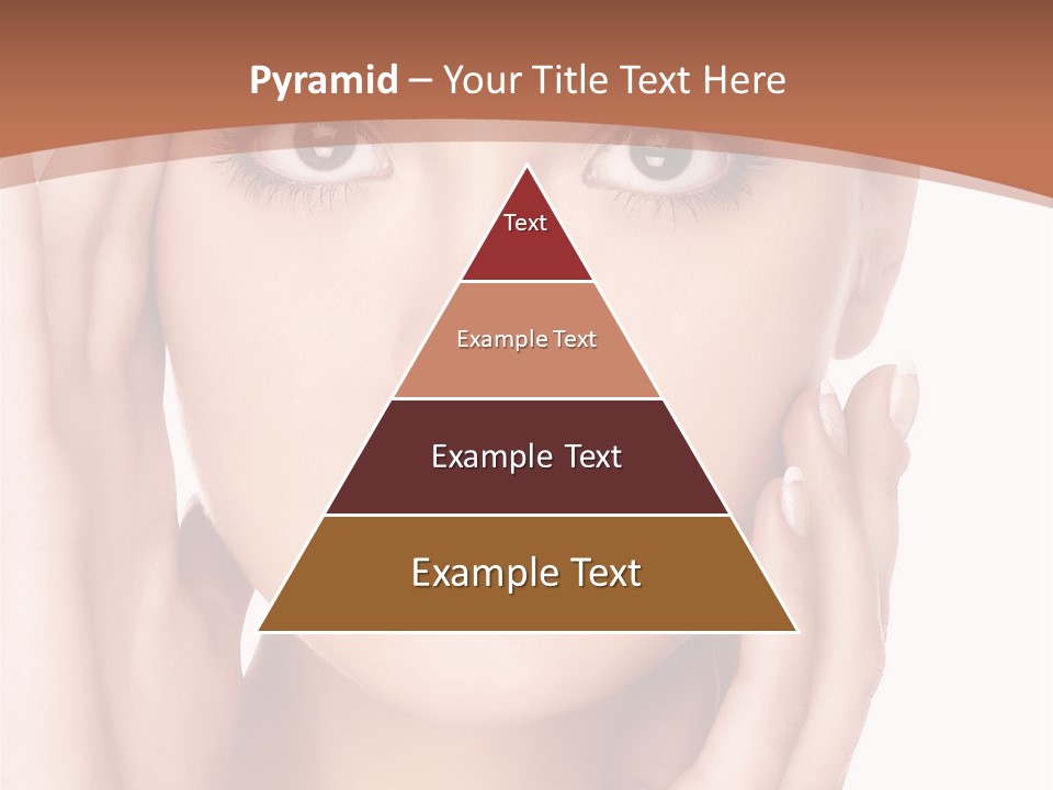 Portrait Of Young  Woman With Health Skin Of Face PowerPoint Template