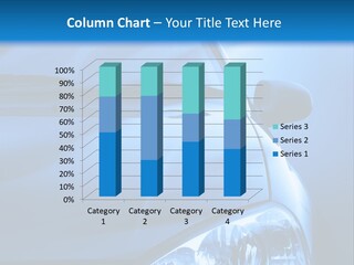 Worker On Business 3D Graph Stat Background PowerPoint Template