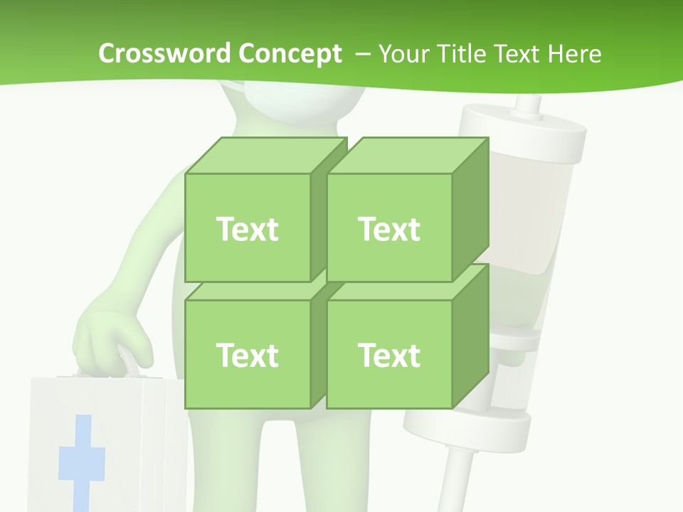 A Person In A Medical Mask Holding A Medical Bag PowerPoint Template