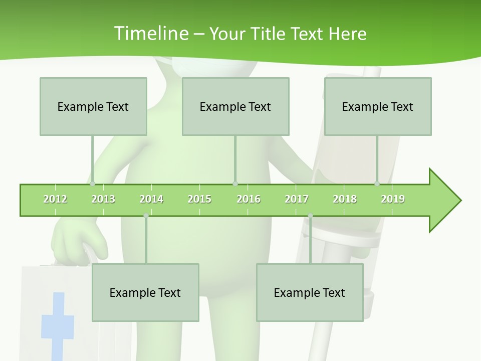 A Person In A Medical Mask Holding A Medical Bag PowerPoint Template