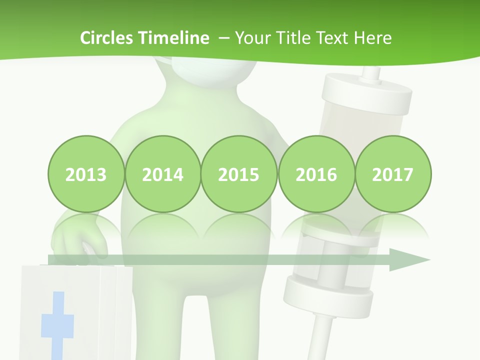 A Person In A Medical Mask Holding A Medical Bag PowerPoint Template