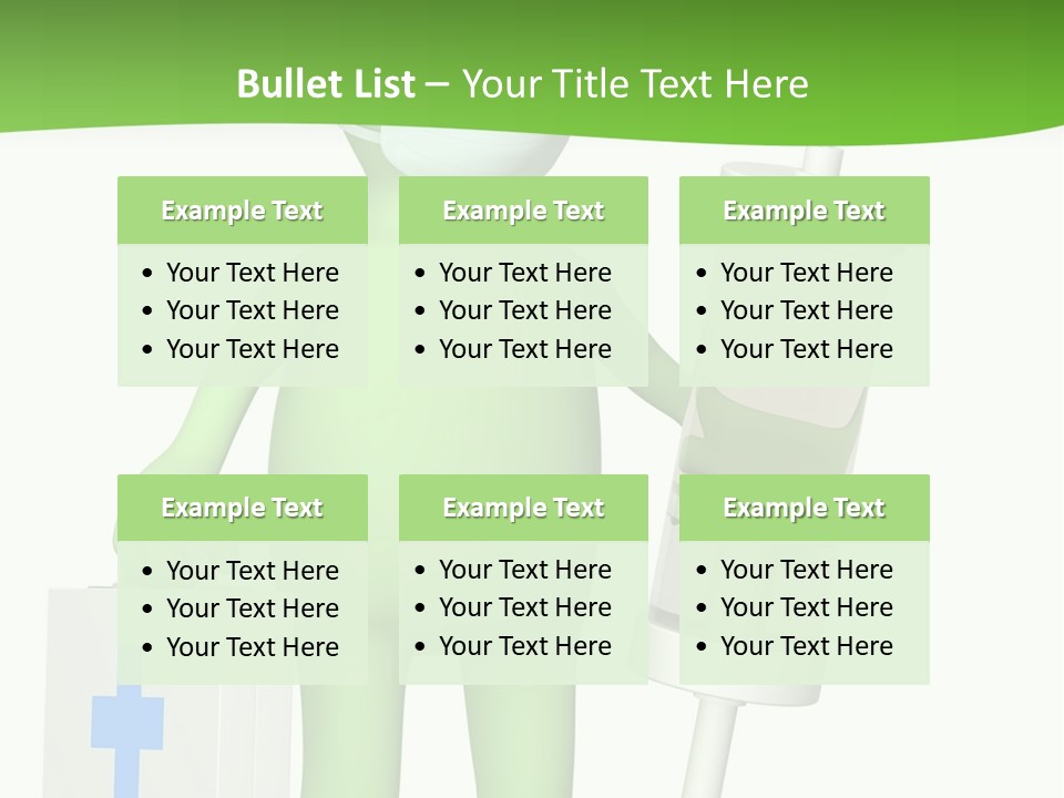 A Person In A Medical Mask Holding A Medical Bag PowerPoint Template