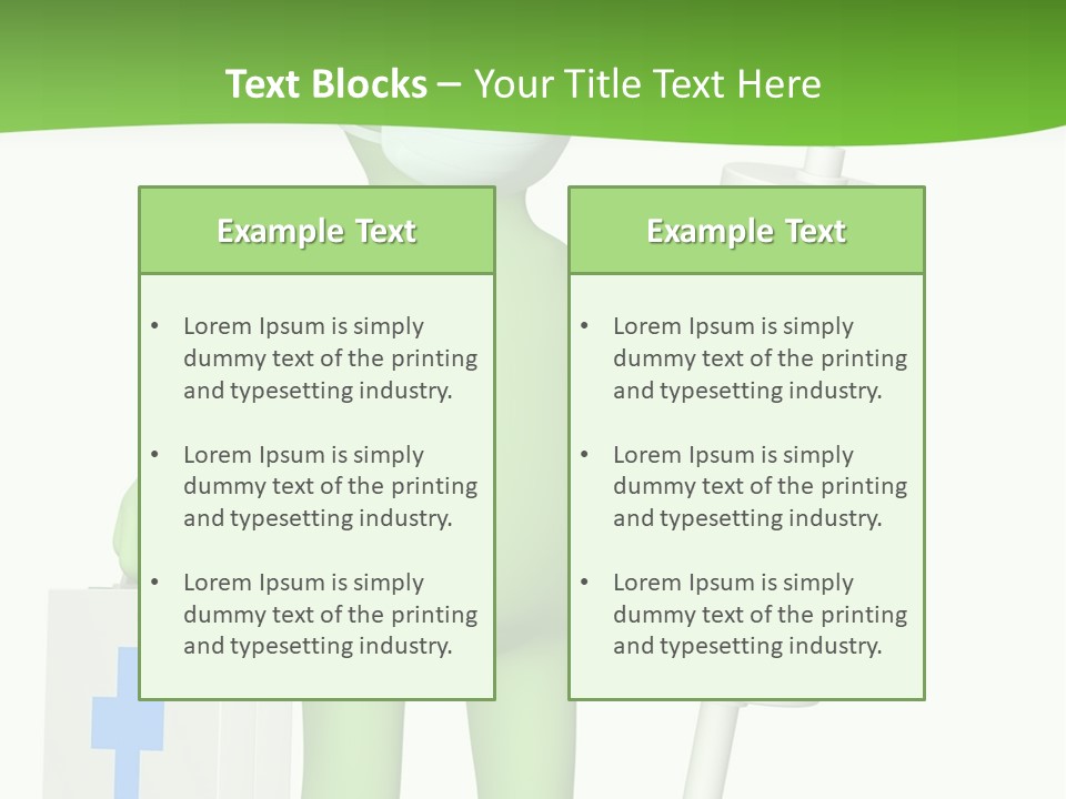 A Person In A Medical Mask Holding A Medical Bag PowerPoint Template