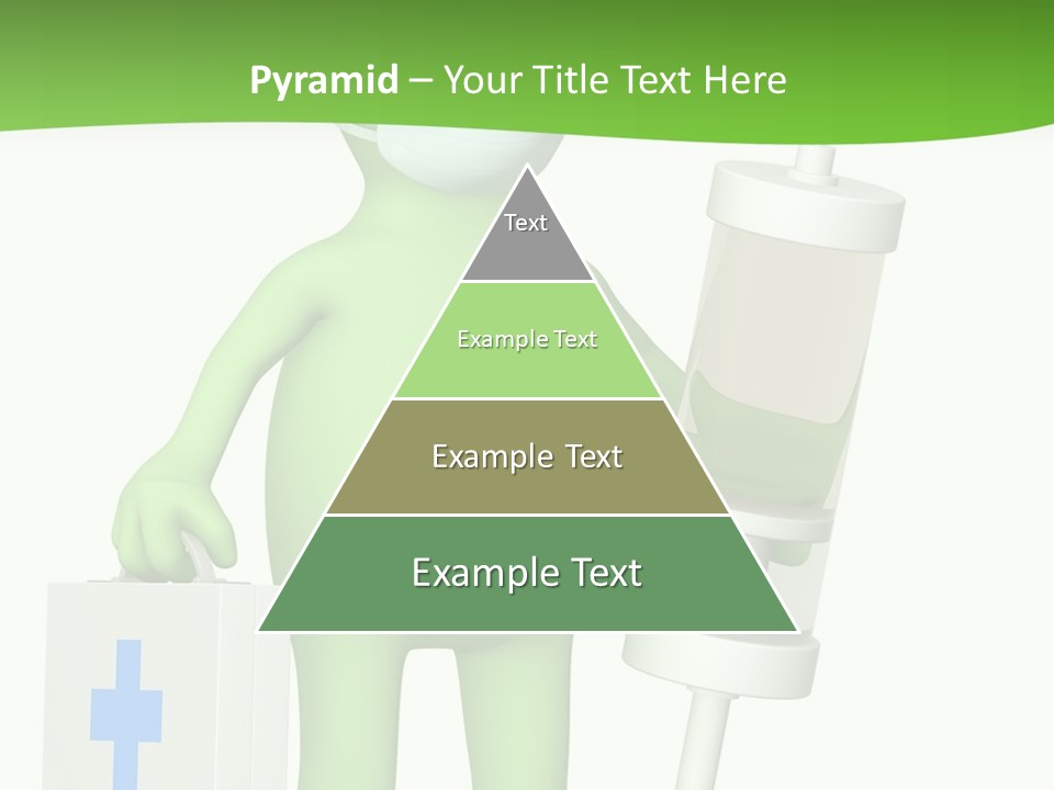 A Person In A Medical Mask Holding A Medical Bag PowerPoint Template