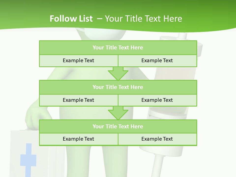 A Person In A Medical Mask Holding A Medical Bag PowerPoint Template