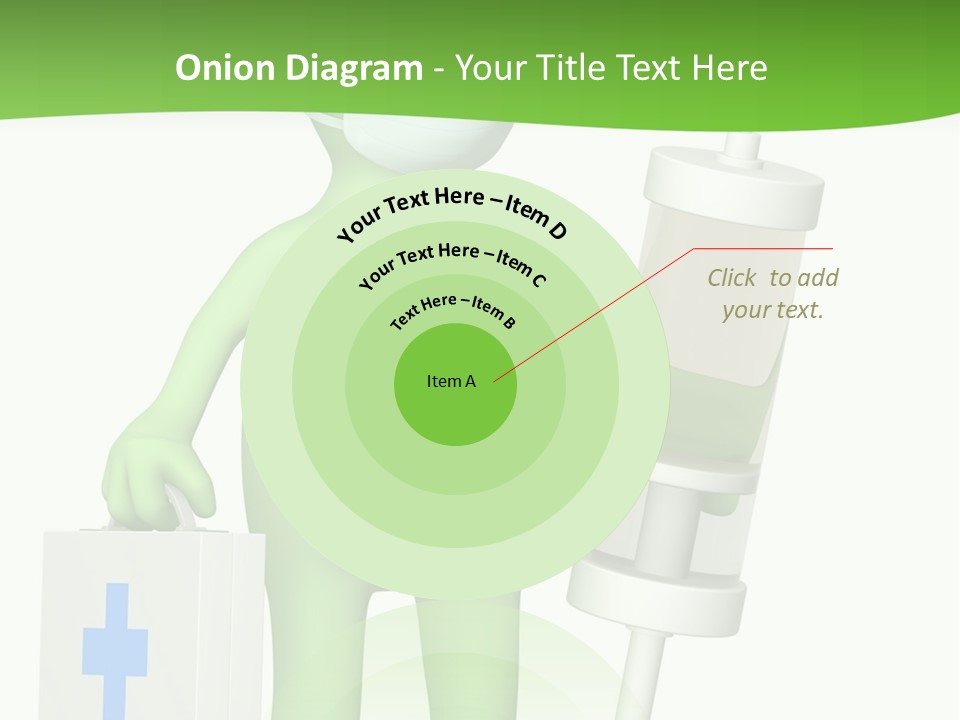 A Person In A Medical Mask Holding A Medical Bag PowerPoint Template