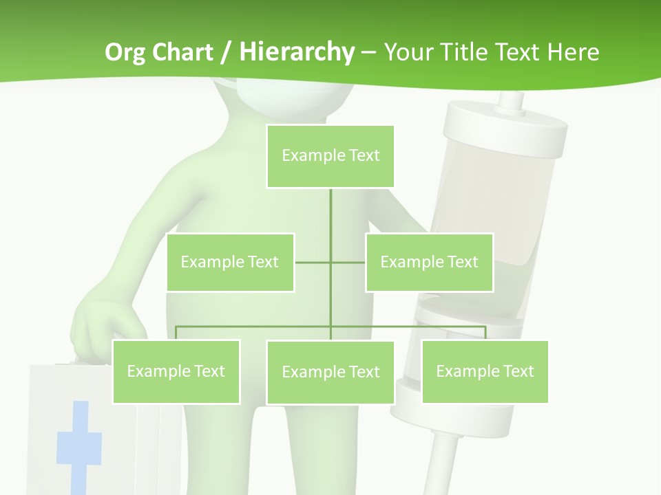 A Person In A Medical Mask Holding A Medical Bag PowerPoint Template