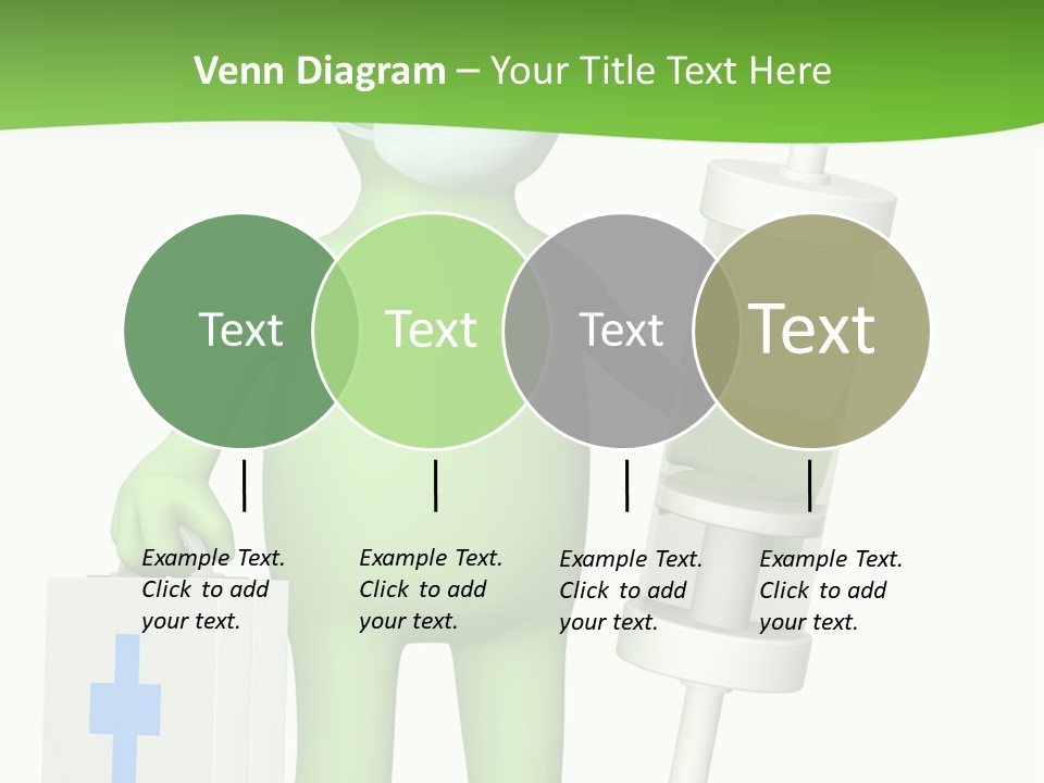 A Person In A Medical Mask Holding A Medical Bag PowerPoint Template