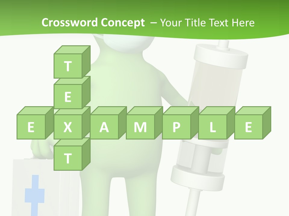 A Person In A Medical Mask Holding A Medical Bag PowerPoint Template