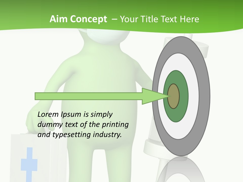 A Person In A Medical Mask Holding A Medical Bag PowerPoint Template