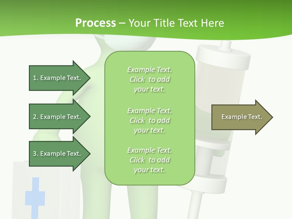 A Person In A Medical Mask Holding A Medical Bag PowerPoint Template