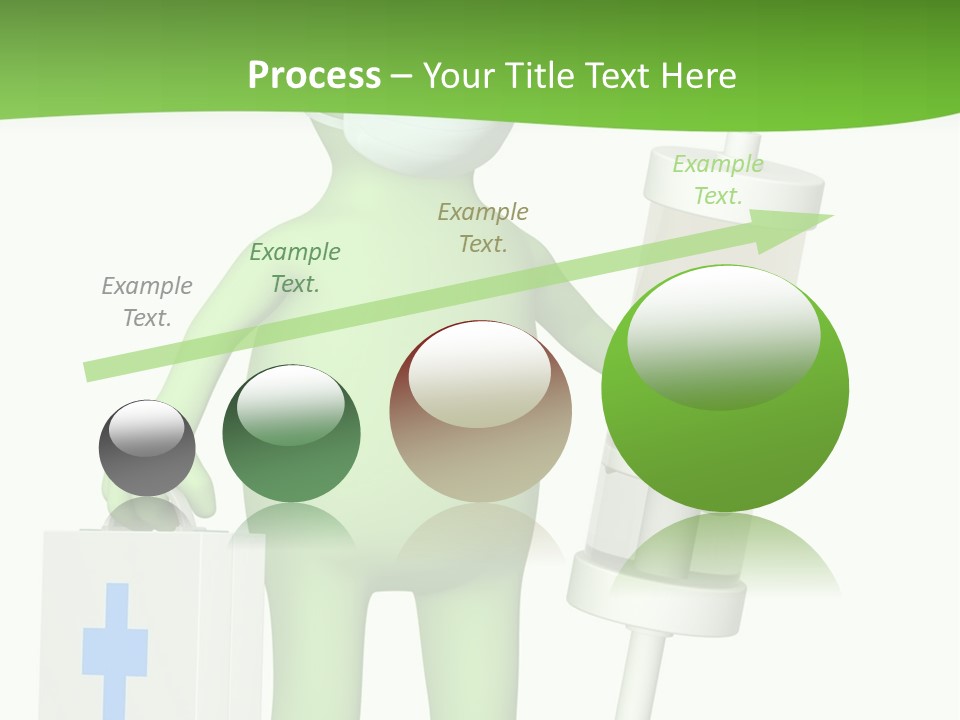 A Person In A Medical Mask Holding A Medical Bag PowerPoint Template