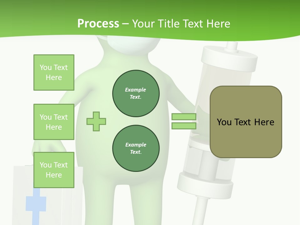 A Person In A Medical Mask Holding A Medical Bag PowerPoint Template