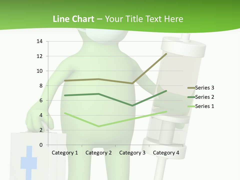 A Person In A Medical Mask Holding A Medical Bag PowerPoint Template