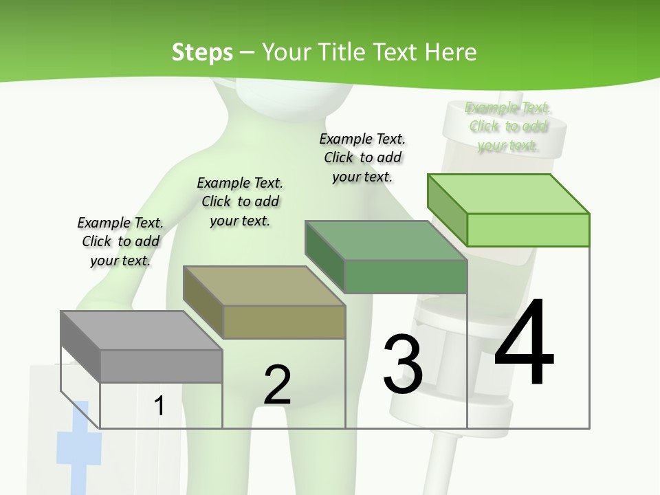 A Person In A Medical Mask Holding A Medical Bag PowerPoint Template