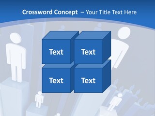 Worker On Business 3D Graph Stat Background PowerPoint Template