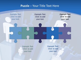 Worker On Business 3D Graph Stat Background PowerPoint Template